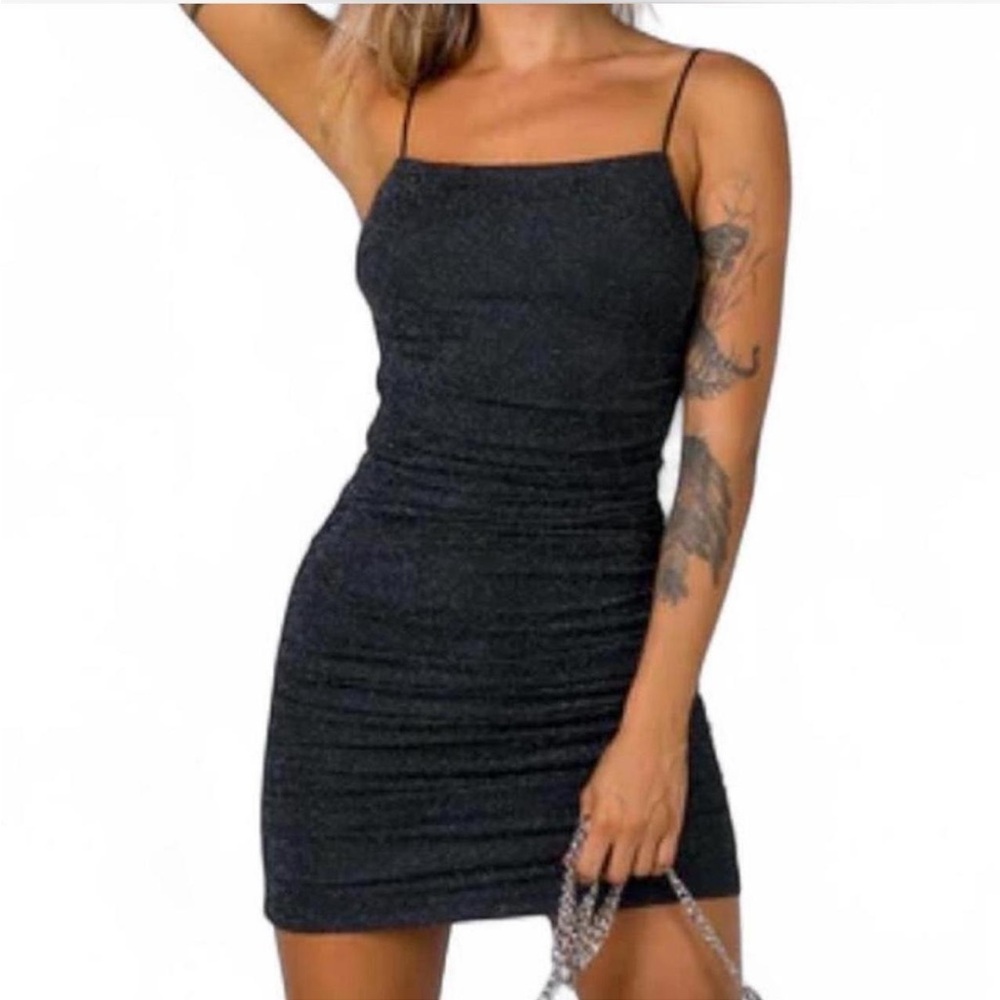 Princess Polly Reeva Mini Bodycon
Dress in sparkly black